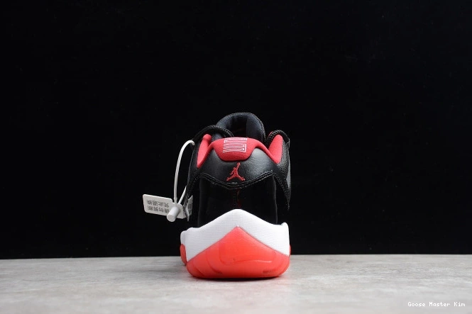Red Air Jordan Low Black Retro 